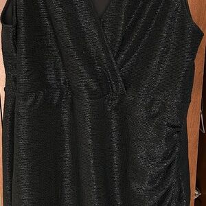 NWT Torrid Black Midi Shimmering Dress Size 2X (18-20)